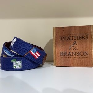 Summer Prep Needlepoint Belt by Smathers and Branson, NWT - NO BOX